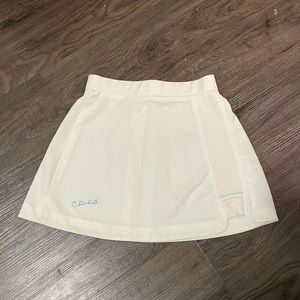 RARE + VINTAGE Chris Evert White Tennis Skirt